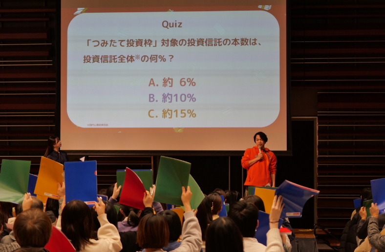 みんなでクイズの様子