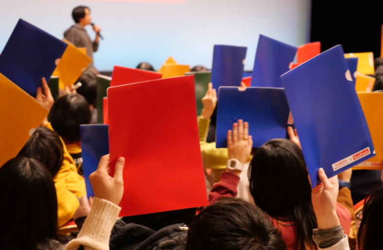 みんなでクイズの様子