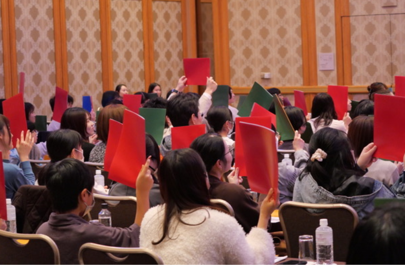 みんなでクイズの様子